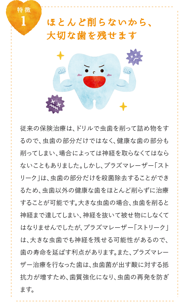 ほとんど削らない