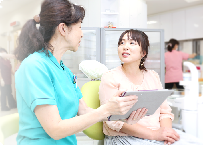 こどもからおとなまでお口の中から全身の健康を支えていきます