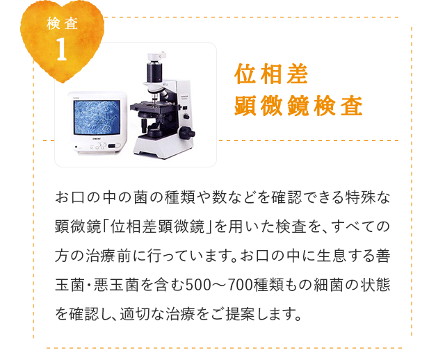 位相差顕微鏡検査