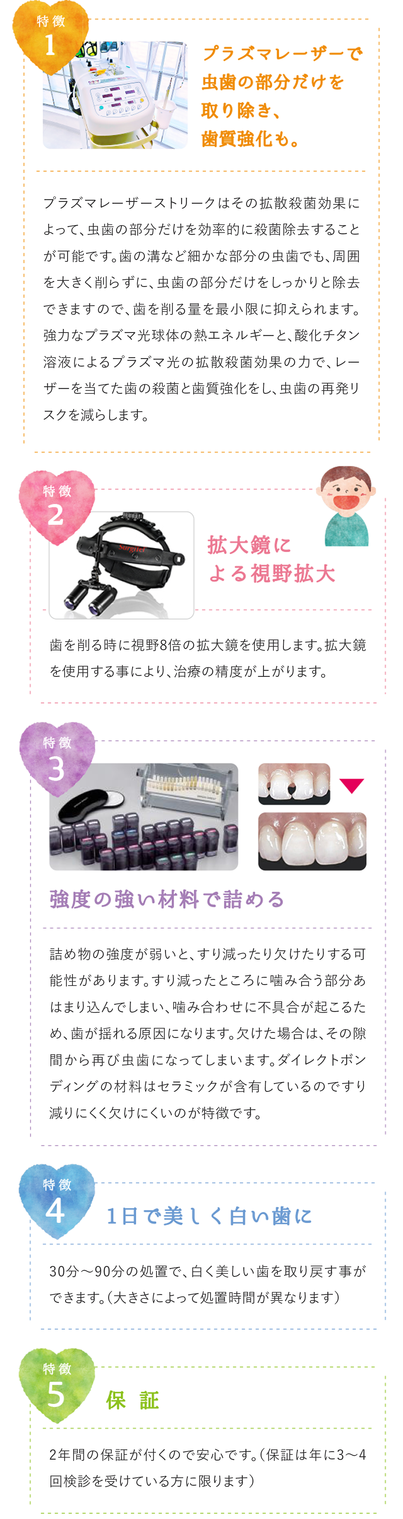 ダイレクトボンディング治療